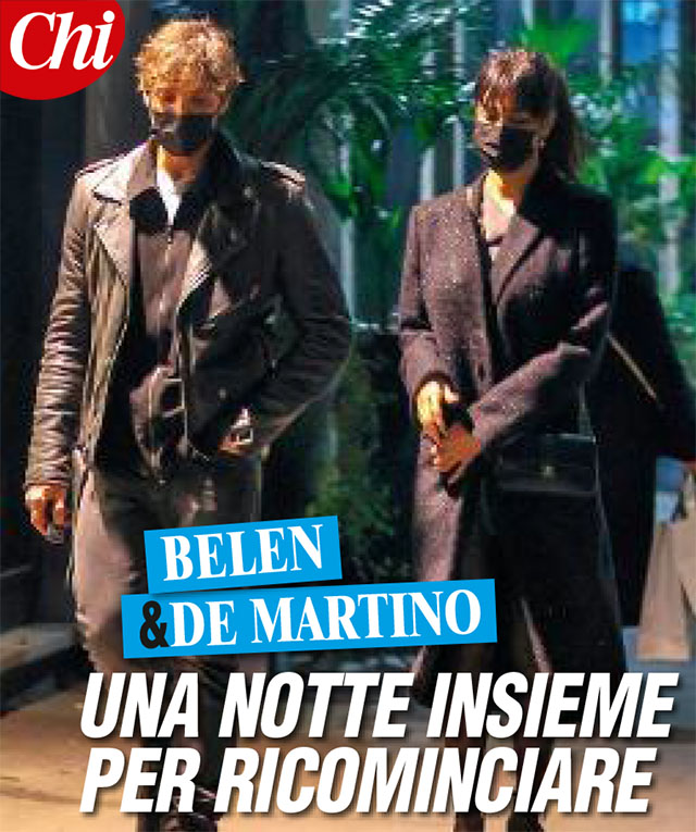 Belen e Stefano De Martino sempre più vicini, paparazzati insieme nella notte: hanno dormito a casa di lui?